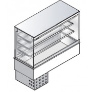 Витрина нейтральная без дна Emainox I7Vcpb2
